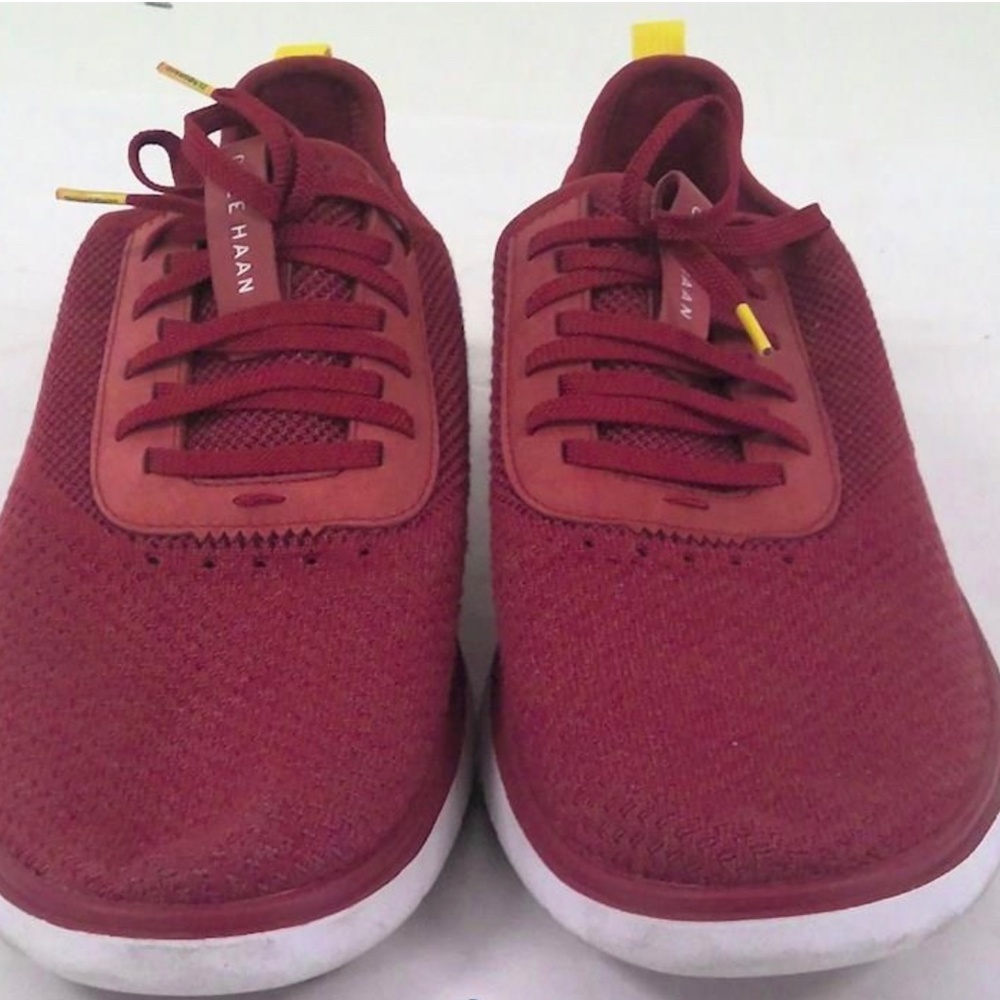 Cole Haan Men's Red Knit ZeroGrand Sneaker Shoe SZ14